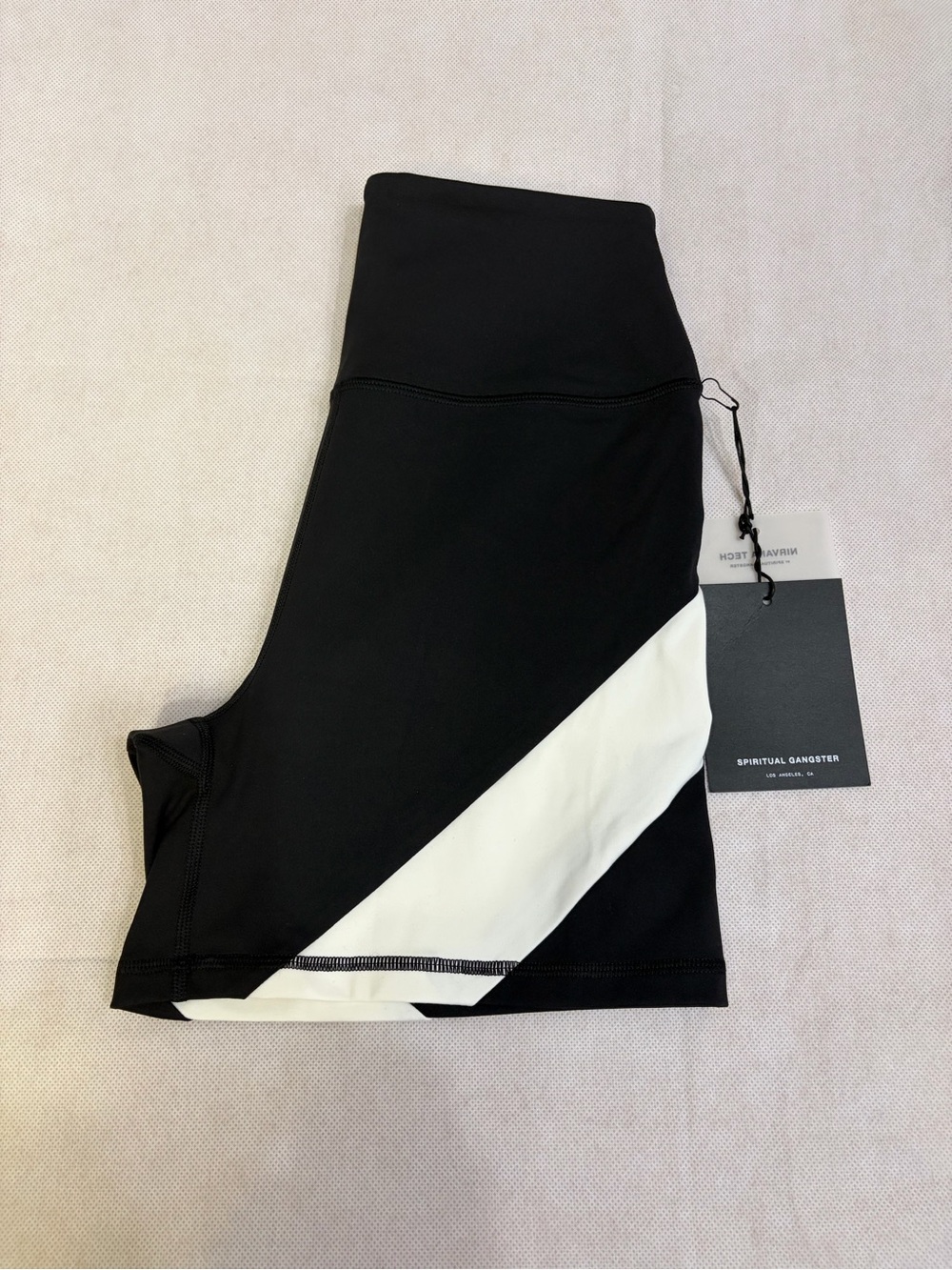 Spiritual Gangster colorblock biker short, sz S